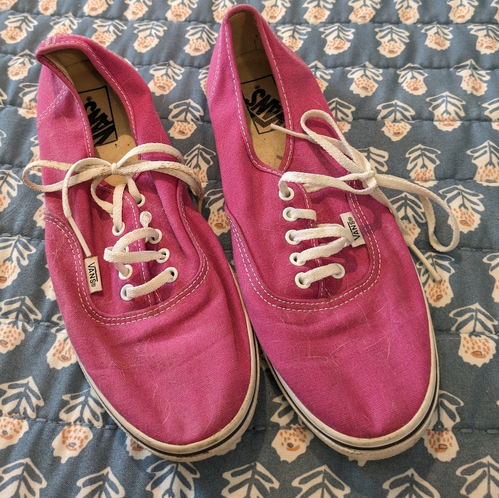 Adorable Vans Magenta Canvas Sneakers